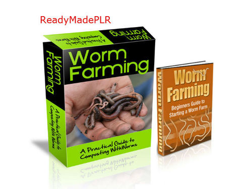 Product picture Worm Farming- Graphics Templates & Ebook Dvd Header Banner 