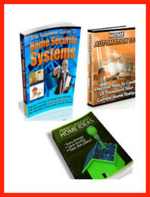 Product picture Home Automation/ Security/ Energy - 3 Ebooks with PLR!